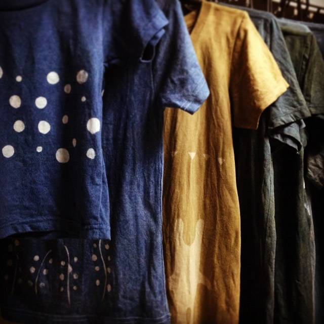植物染Tシャツ